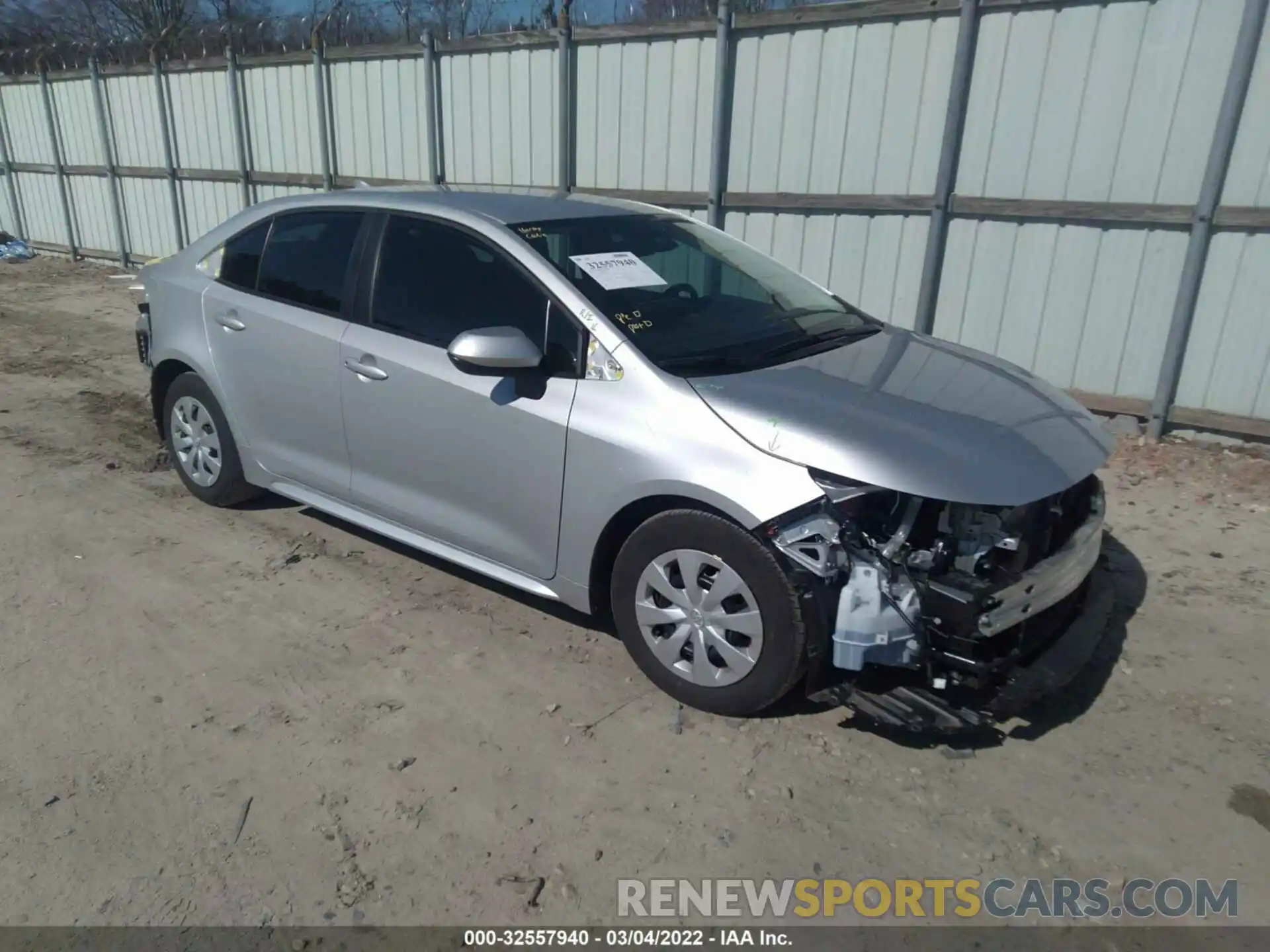 1 Photograph of a damaged car 5YFDPMAE1MP160026 TOYOTA COROLLA 2021