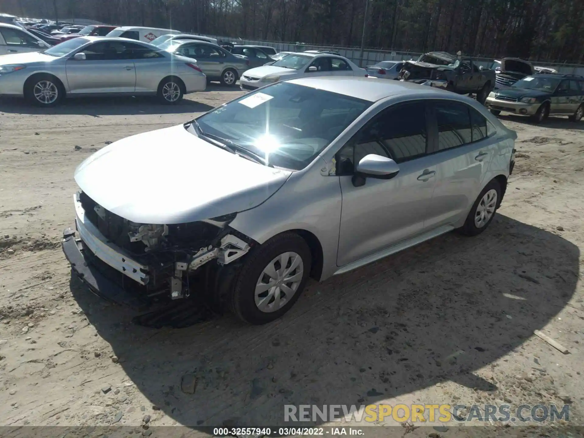 2 Photograph of a damaged car 5YFDPMAE1MP160026 TOYOTA COROLLA 2021