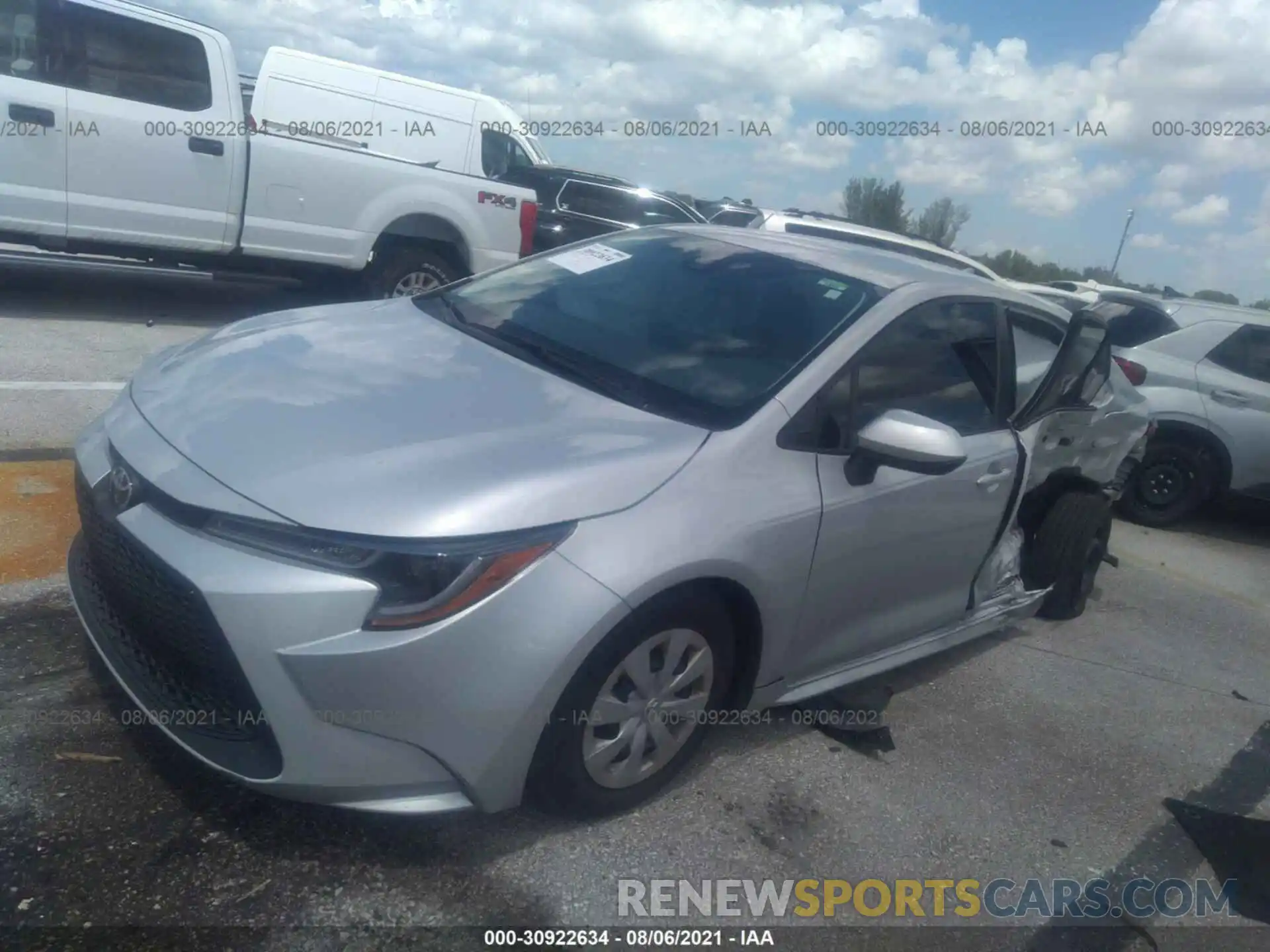 2 Photograph of a damaged car 5YFDPMAE1MP160480 TOYOTA COROLLA 2021