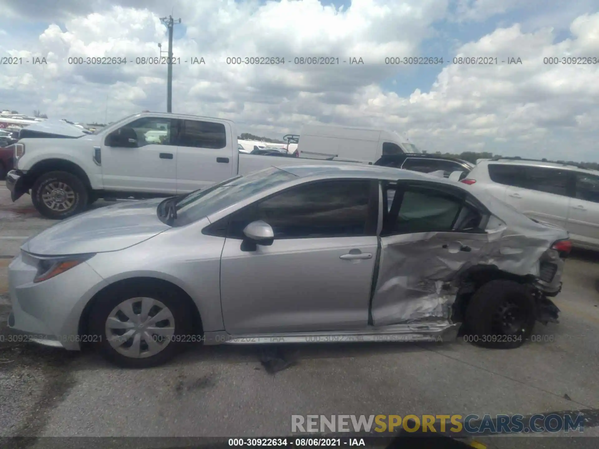 6 Photograph of a damaged car 5YFDPMAE1MP160480 TOYOTA COROLLA 2021