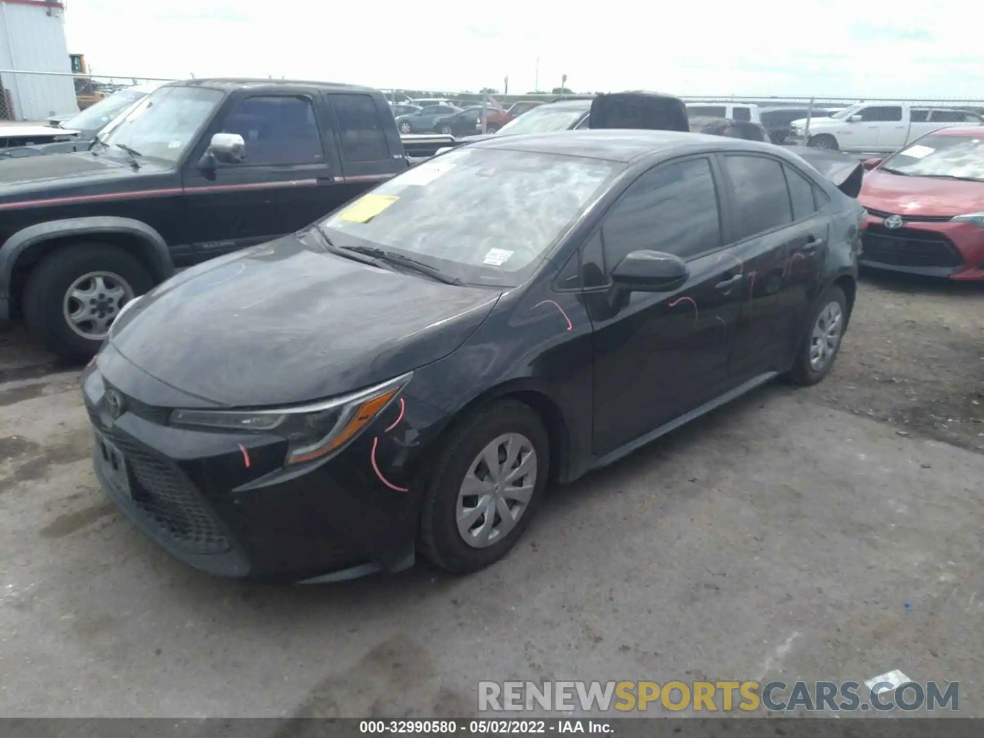 2 Photograph of a damaged car 5YFDPMAE1MP201187 TOYOTA COROLLA 2021