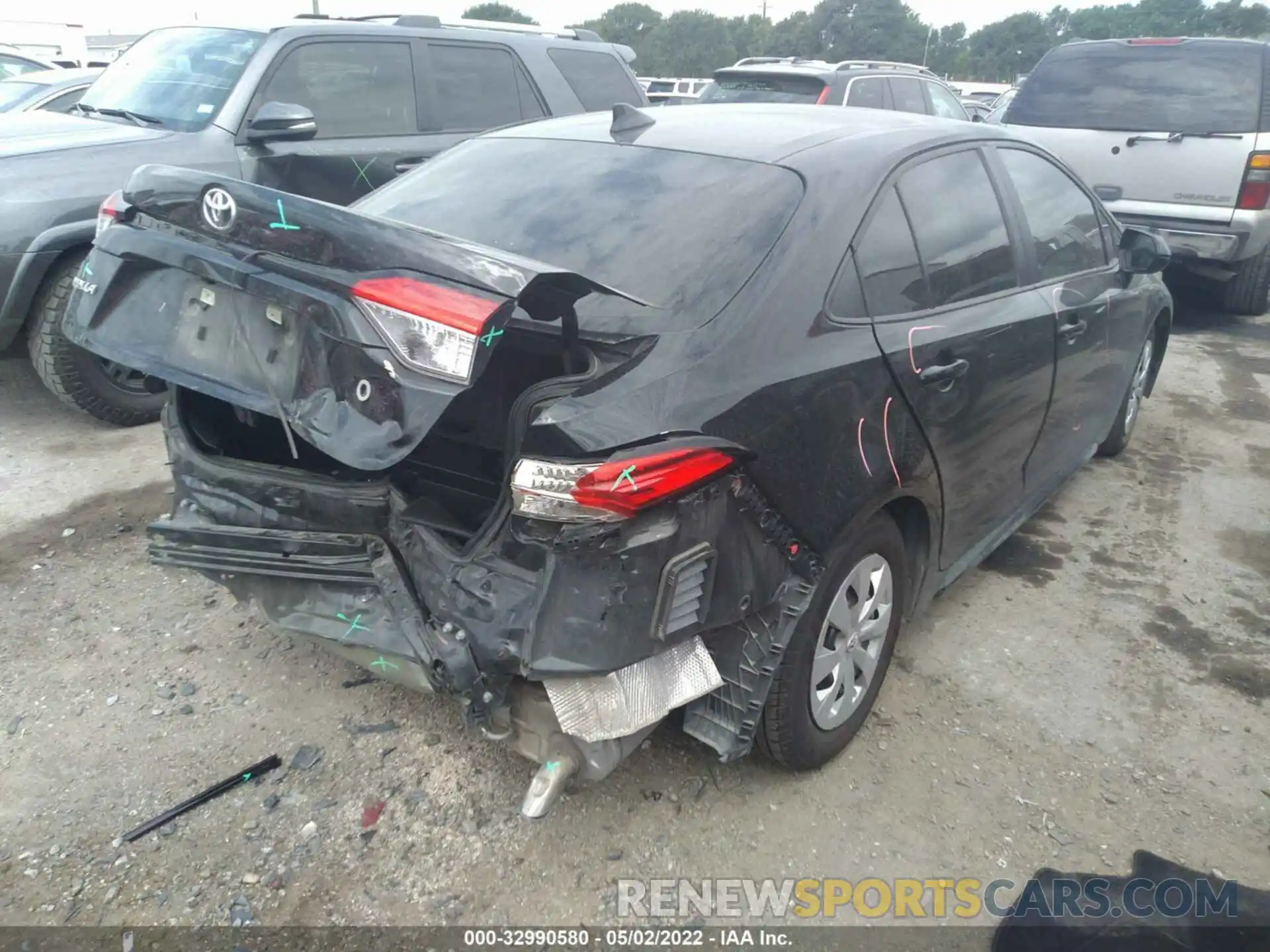 4 Photograph of a damaged car 5YFDPMAE1MP201187 TOYOTA COROLLA 2021