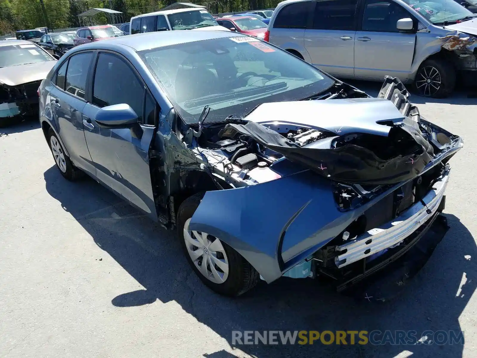 1 Photograph of a damaged car 5YFDPMAE2MP182763 TOYOTA COROLLA 2021