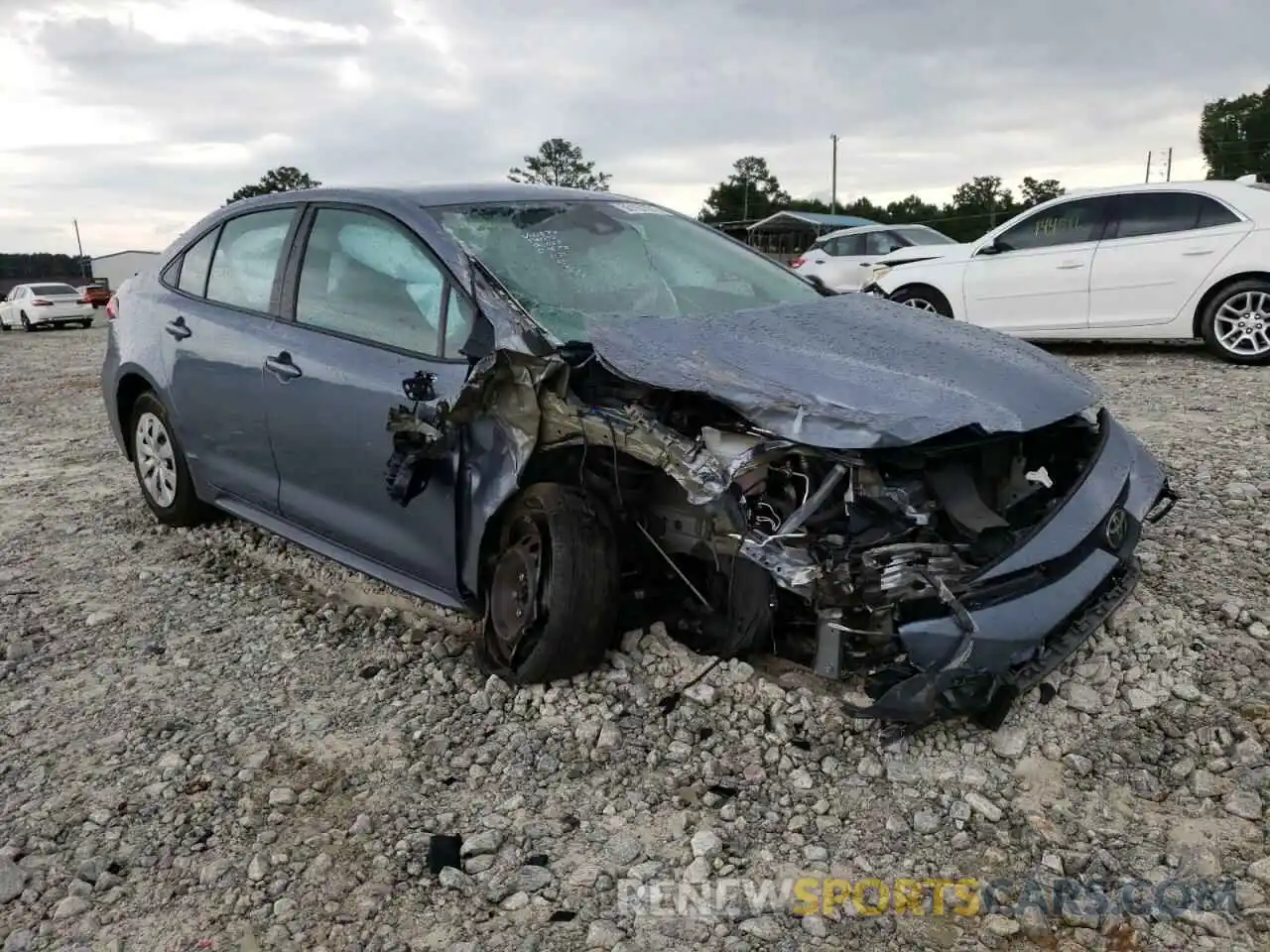 1 Photograph of a damaged car 5YFDPMAE3MP170833 TOYOTA COROLLA 2021