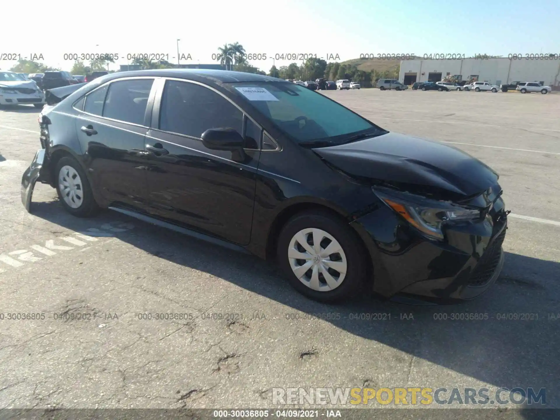 1 Photograph of a damaged car 5YFDPMAE5MP160322 TOYOTA COROLLA 2021