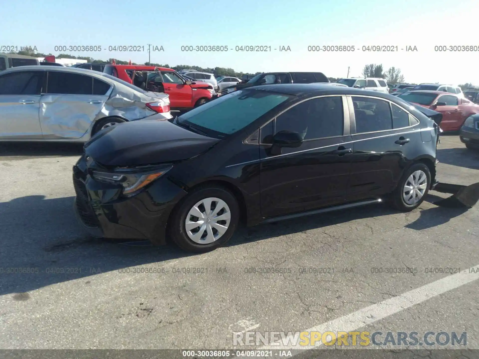 2 Photograph of a damaged car 5YFDPMAE5MP160322 TOYOTA COROLLA 2021