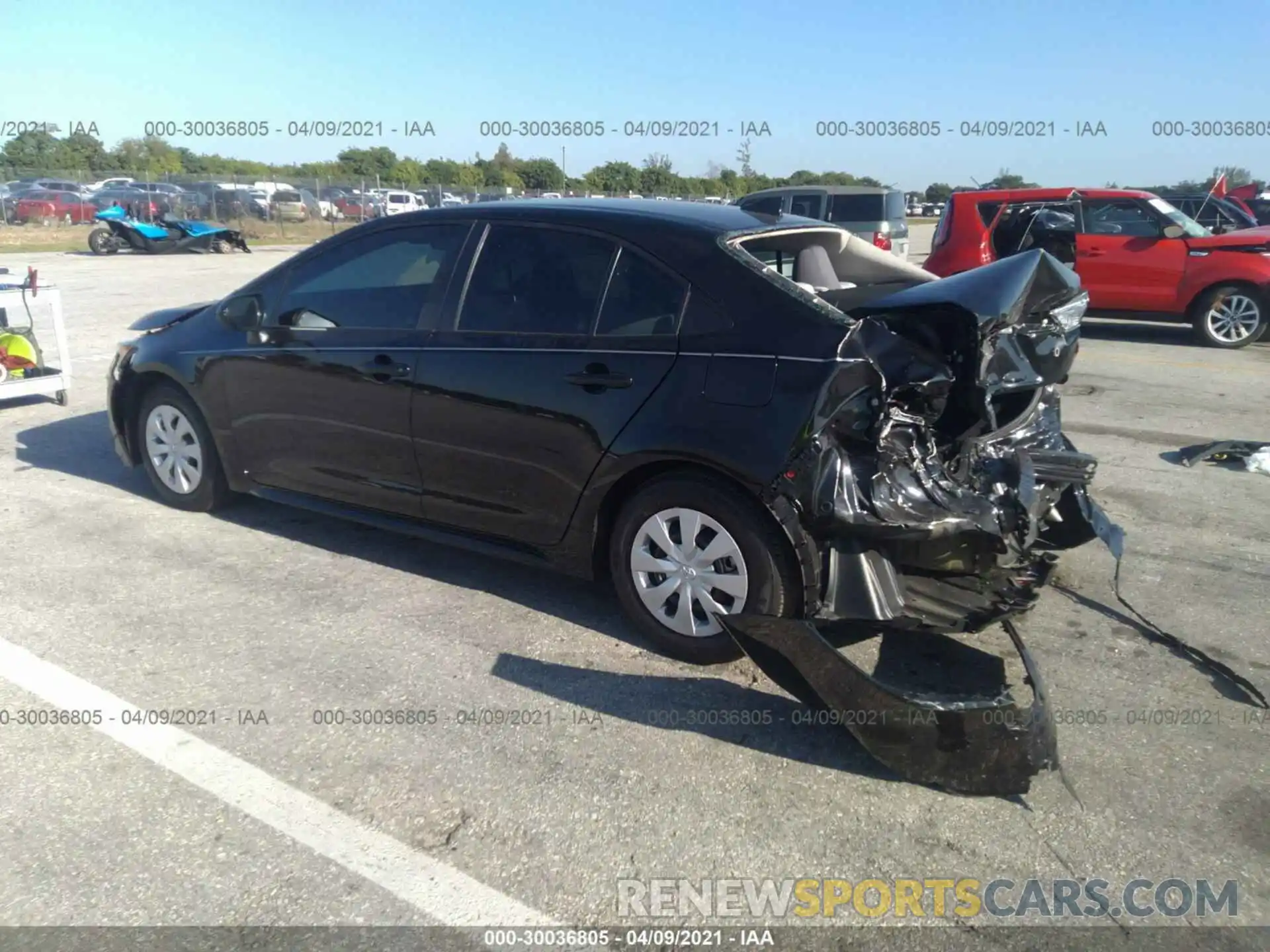 3 Photograph of a damaged car 5YFDPMAE5MP160322 TOYOTA COROLLA 2021