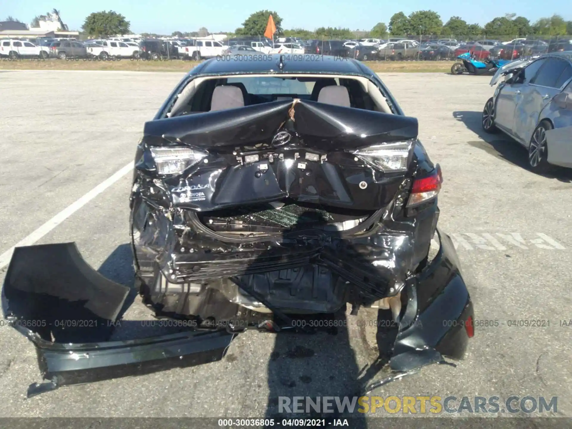 6 Photograph of a damaged car 5YFDPMAE5MP160322 TOYOTA COROLLA 2021