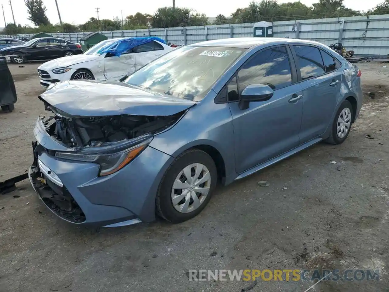 1 Photograph of a damaged car 5YFDPMAE5MP165746 TOYOTA COROLLA 2021