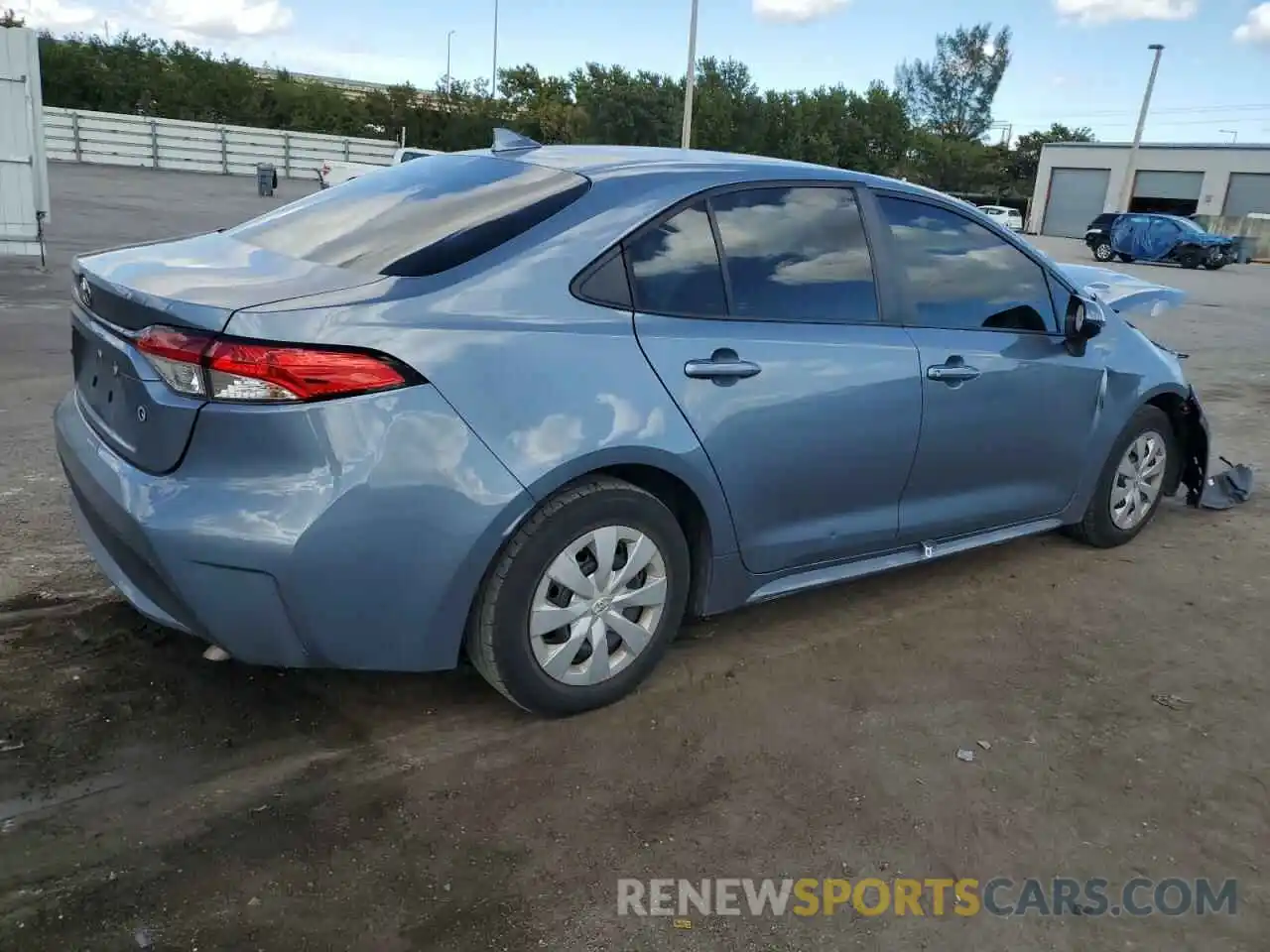 3 Photograph of a damaged car 5YFDPMAE5MP165746 TOYOTA COROLLA 2021