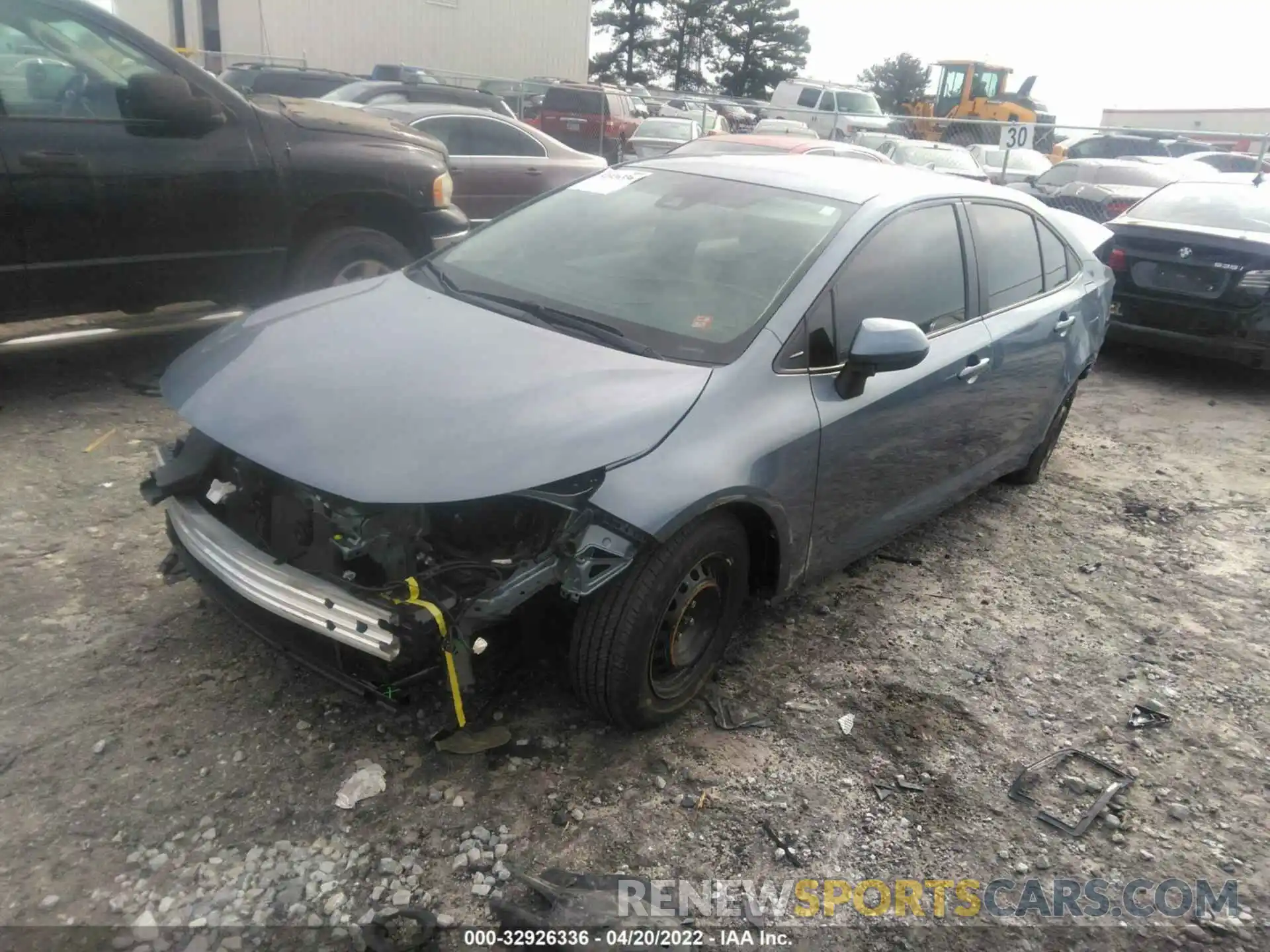 2 Photograph of a damaged car 5YFDPMAE5MP168694 TOYOTA COROLLA 2021