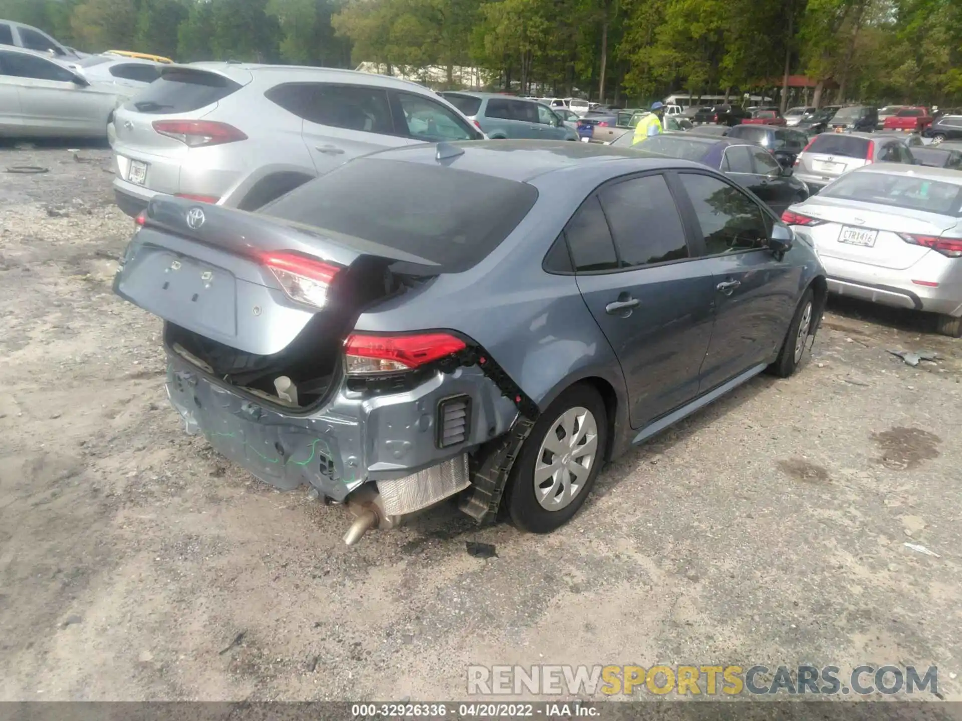 4 Photograph of a damaged car 5YFDPMAE5MP168694 TOYOTA COROLLA 2021