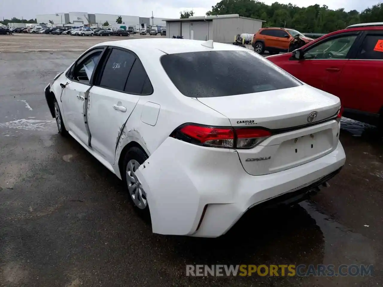 3 Photograph of a damaged car 5YFDPMAE5MP168792 TOYOTA COROLLA 2021