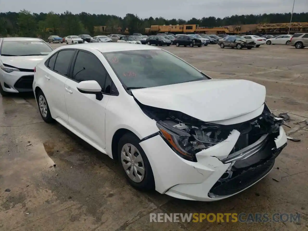 1 Photograph of a damaged car 5YFDPMAE6MP153606 TOYOTA COROLLA 2021