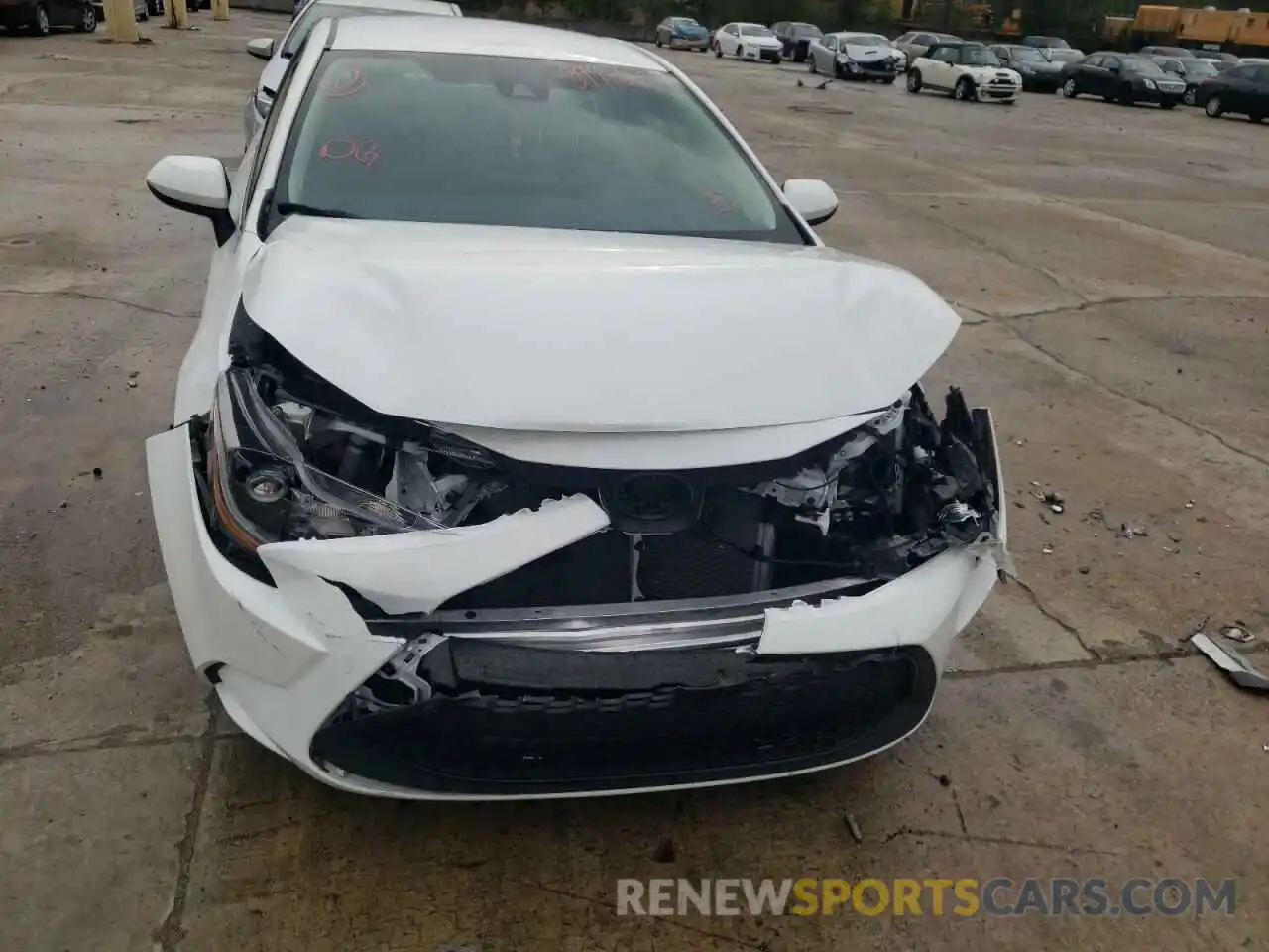 9 Photograph of a damaged car 5YFDPMAE6MP153606 TOYOTA COROLLA 2021