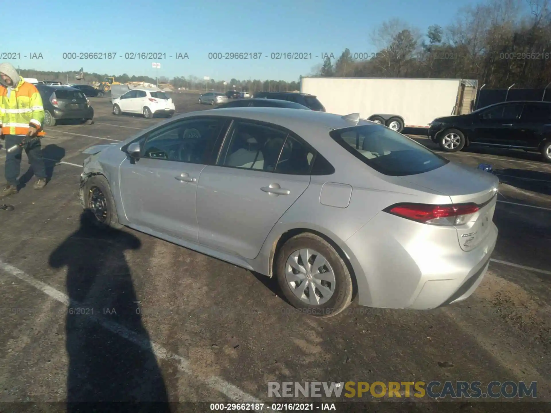 3 Photograph of a damaged car 5YFDPMAE6MP162452 TOYOTA COROLLA 2021