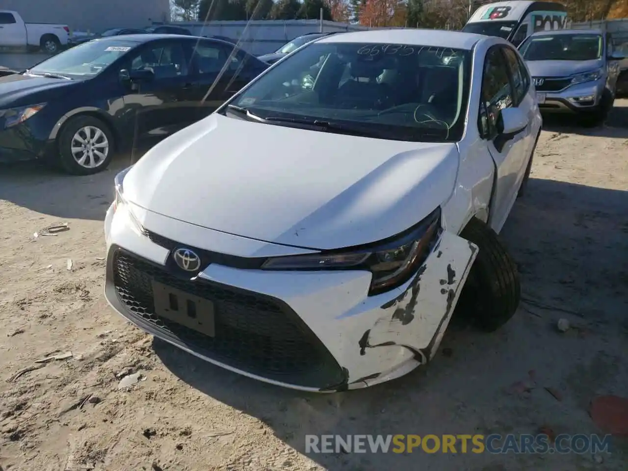 2 Photograph of a damaged car 5YFDPMAE6MP169644 TOYOTA COROLLA 2021