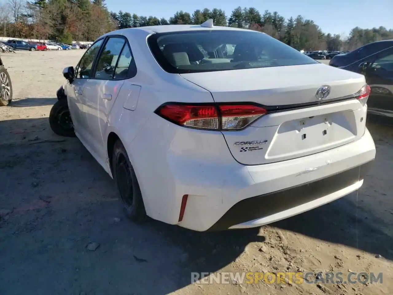 3 Photograph of a damaged car 5YFDPMAE6MP169644 TOYOTA COROLLA 2021