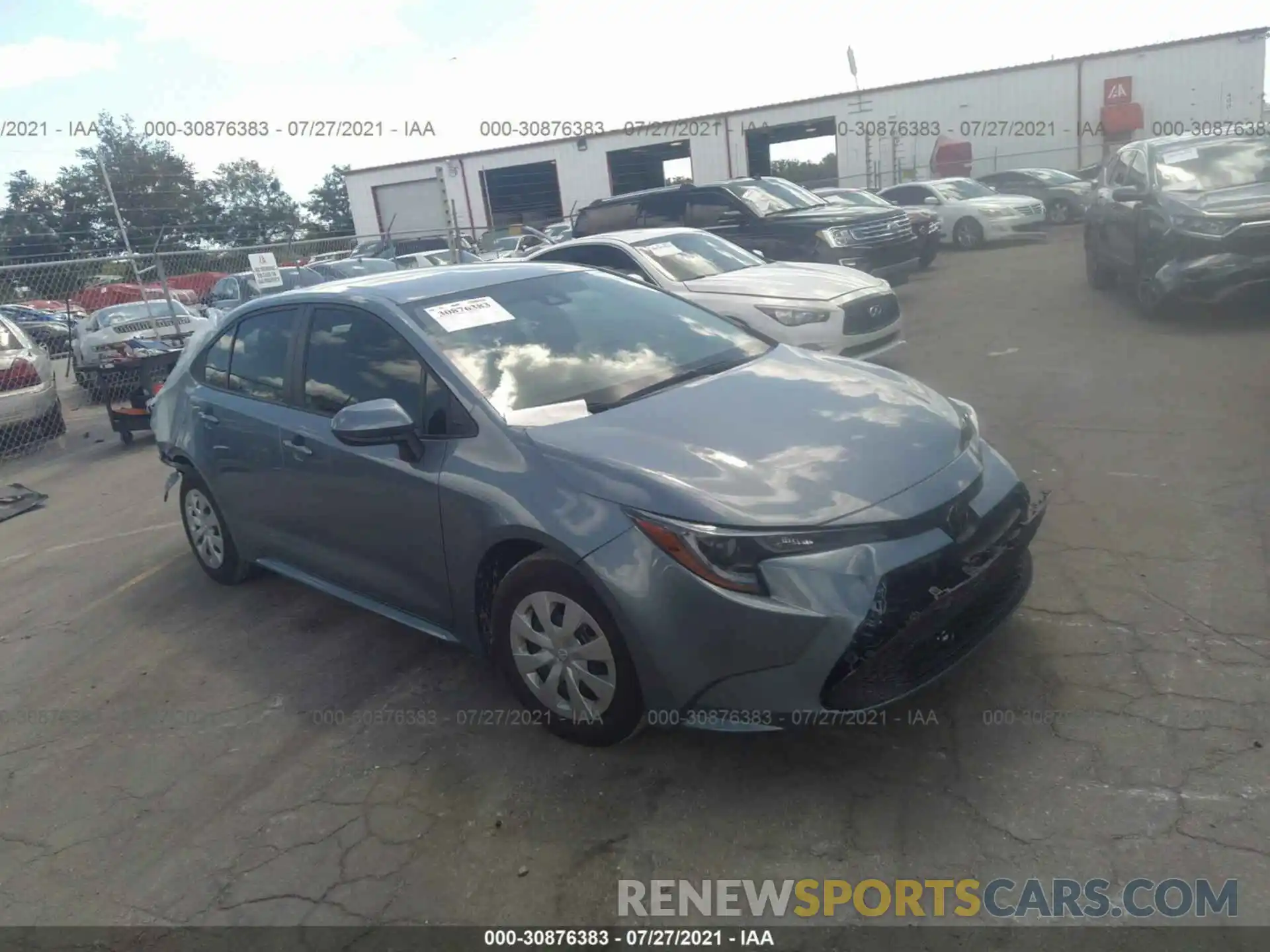 1 Photograph of a damaged car 5YFDPMAE6MP194723 TOYOTA COROLLA 2021