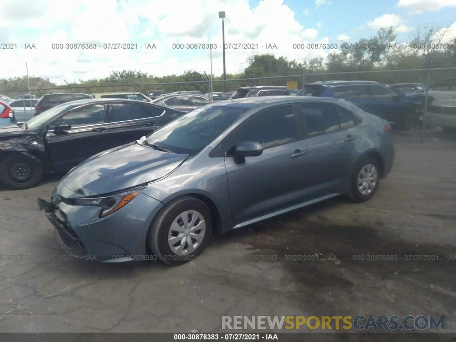 2 Photograph of a damaged car 5YFDPMAE6MP194723 TOYOTA COROLLA 2021