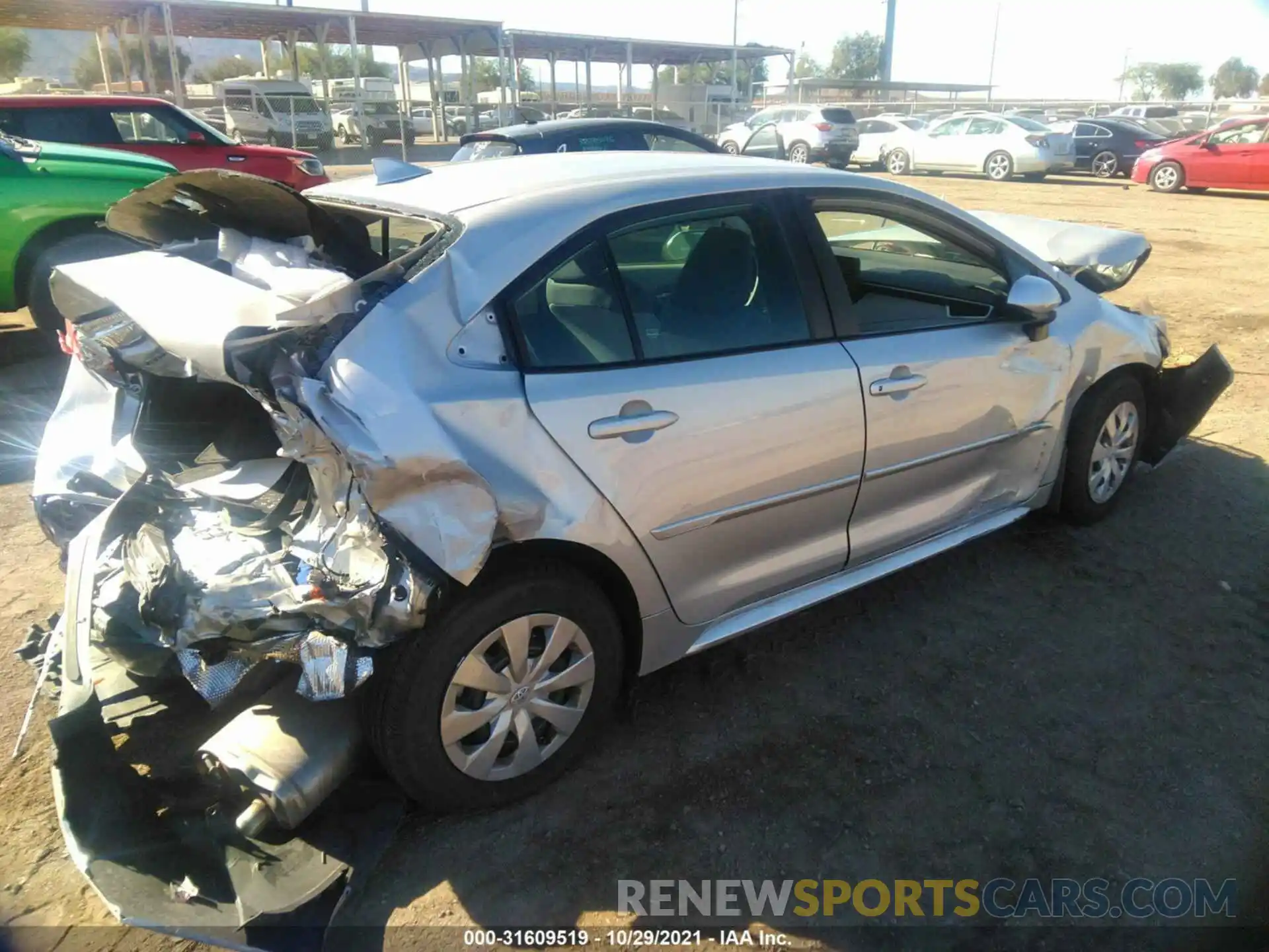 4 Photograph of a damaged car 5YFDPMAE6MP196102 TOYOTA COROLLA 2021