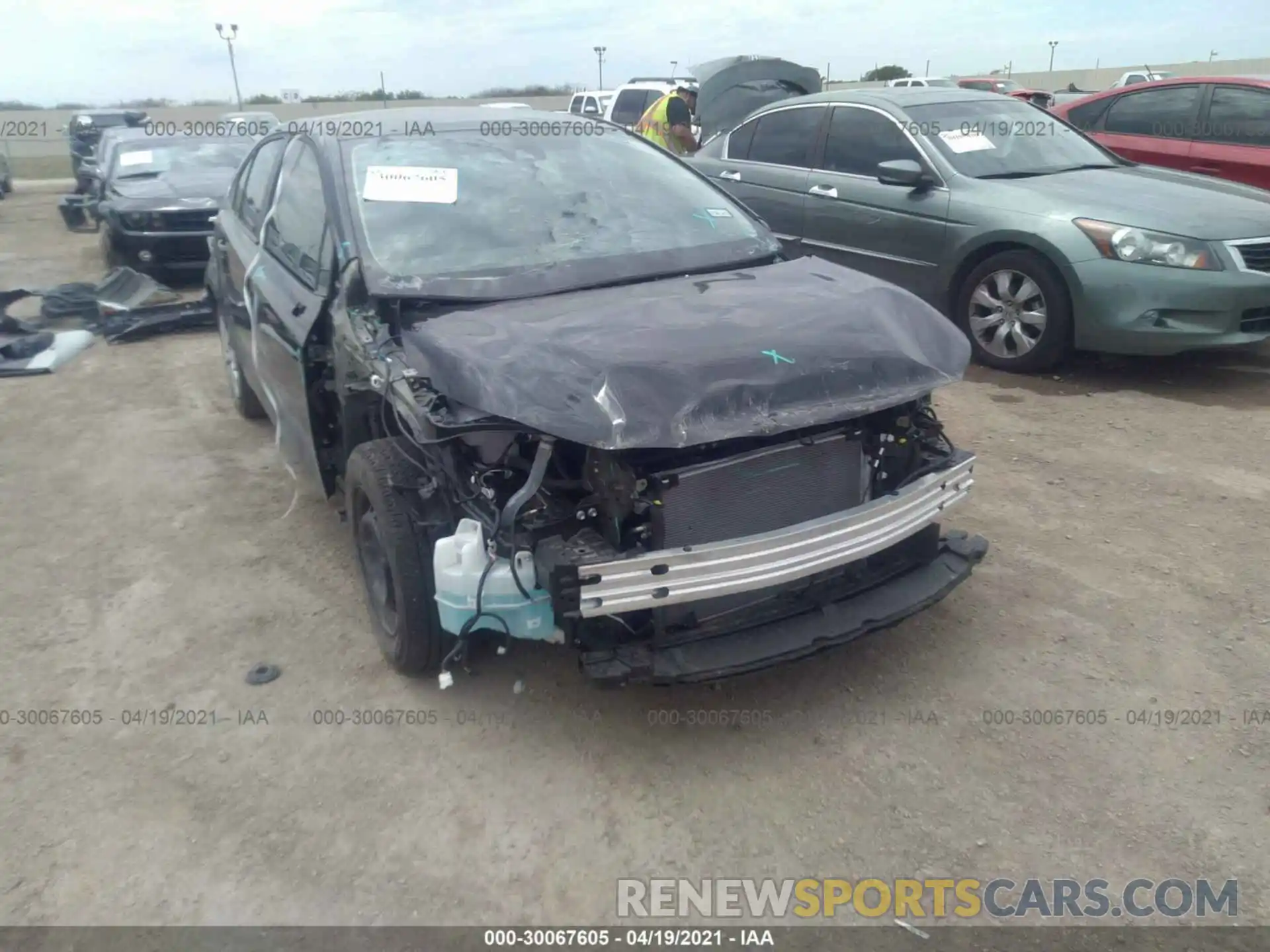 6 Photograph of a damaged car 5YFDPMAE6MP203971 TOYOTA COROLLA 2021