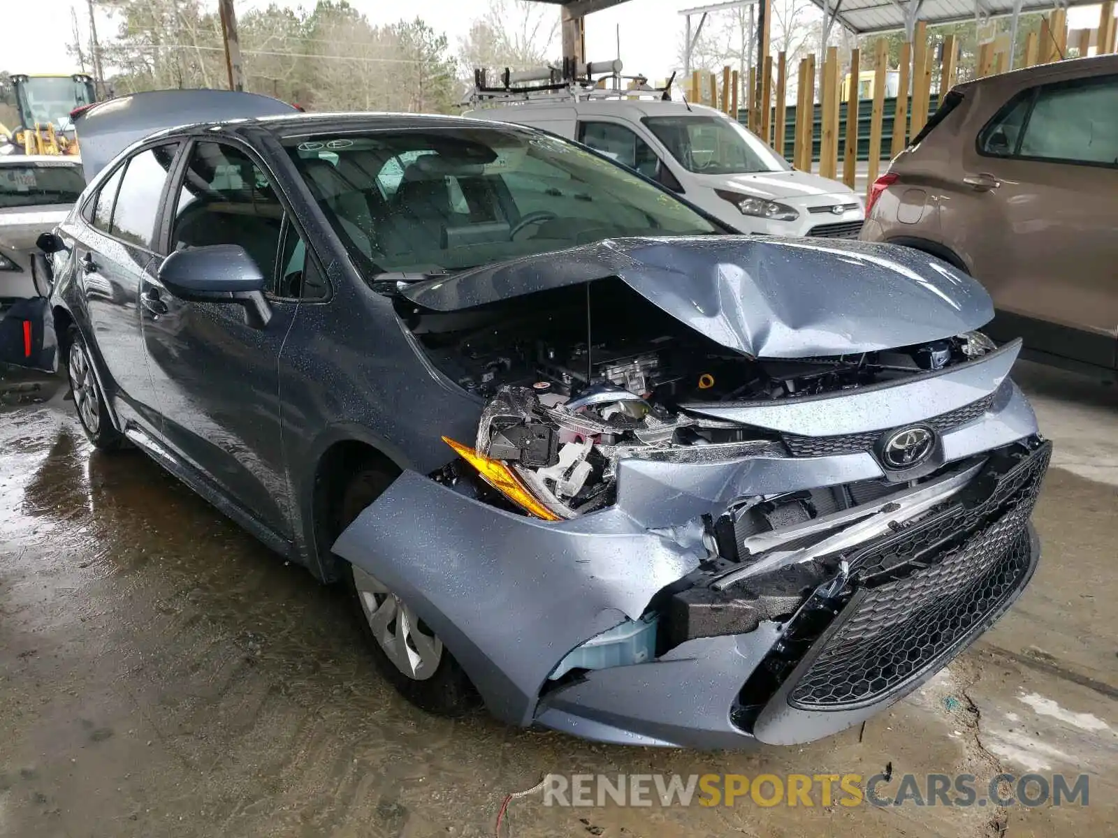 1 Photograph of a damaged car 5YFDPMAE7MP159849 TOYOTA COROLLA 2021