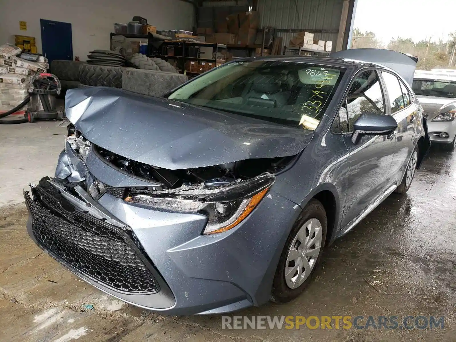 2 Photograph of a damaged car 5YFDPMAE7MP159849 TOYOTA COROLLA 2021