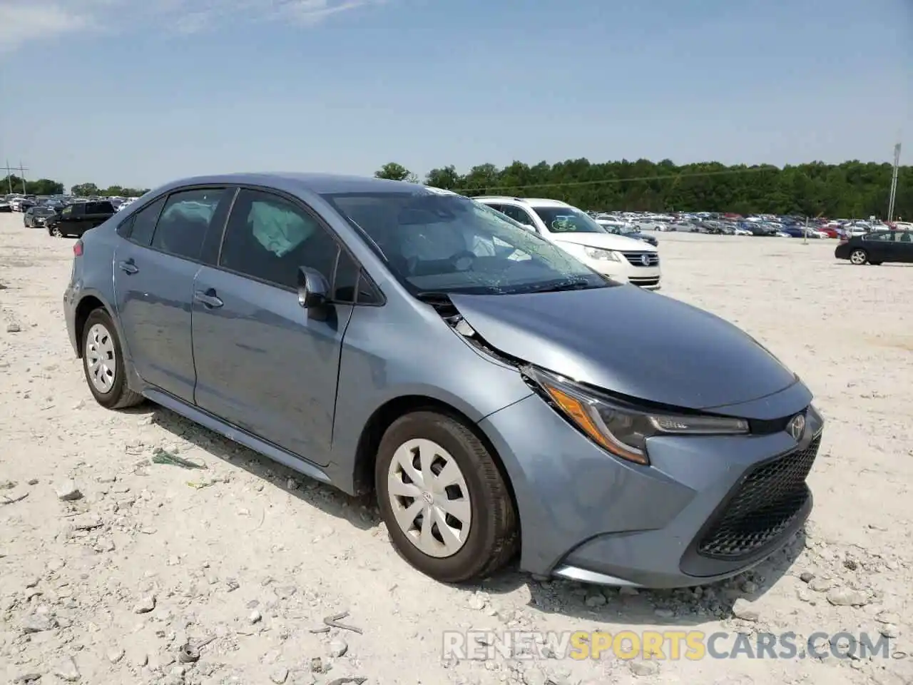 1 Photograph of a damaged car 5YFDPMAE7MP162900 TOYOTA COROLLA 2021