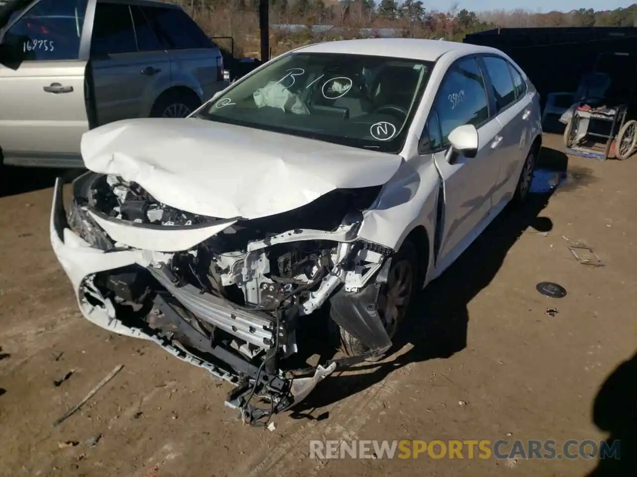 2 Photograph of a damaged car 5YFDPMAE7MP170818 TOYOTA COROLLA 2021