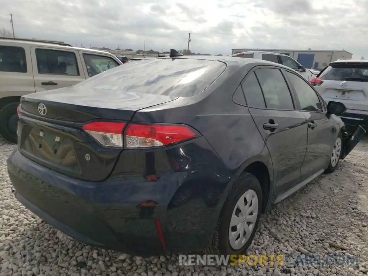 4 Photograph of a damaged car 5YFDPMAE7MP199073 TOYOTA COROLLA 2021