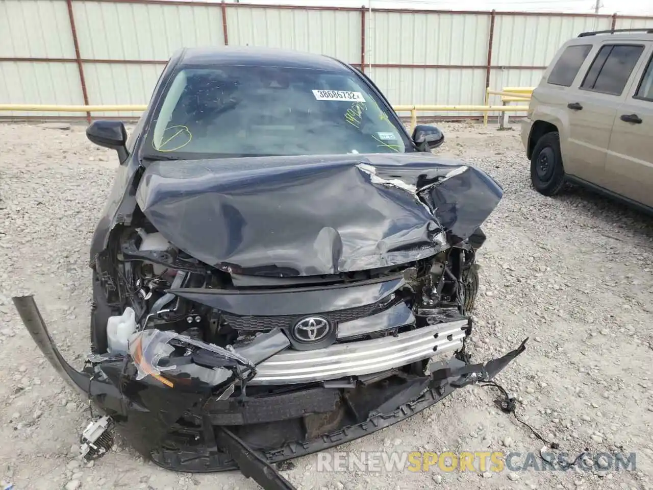 9 Photograph of a damaged car 5YFDPMAE7MP199073 TOYOTA COROLLA 2021