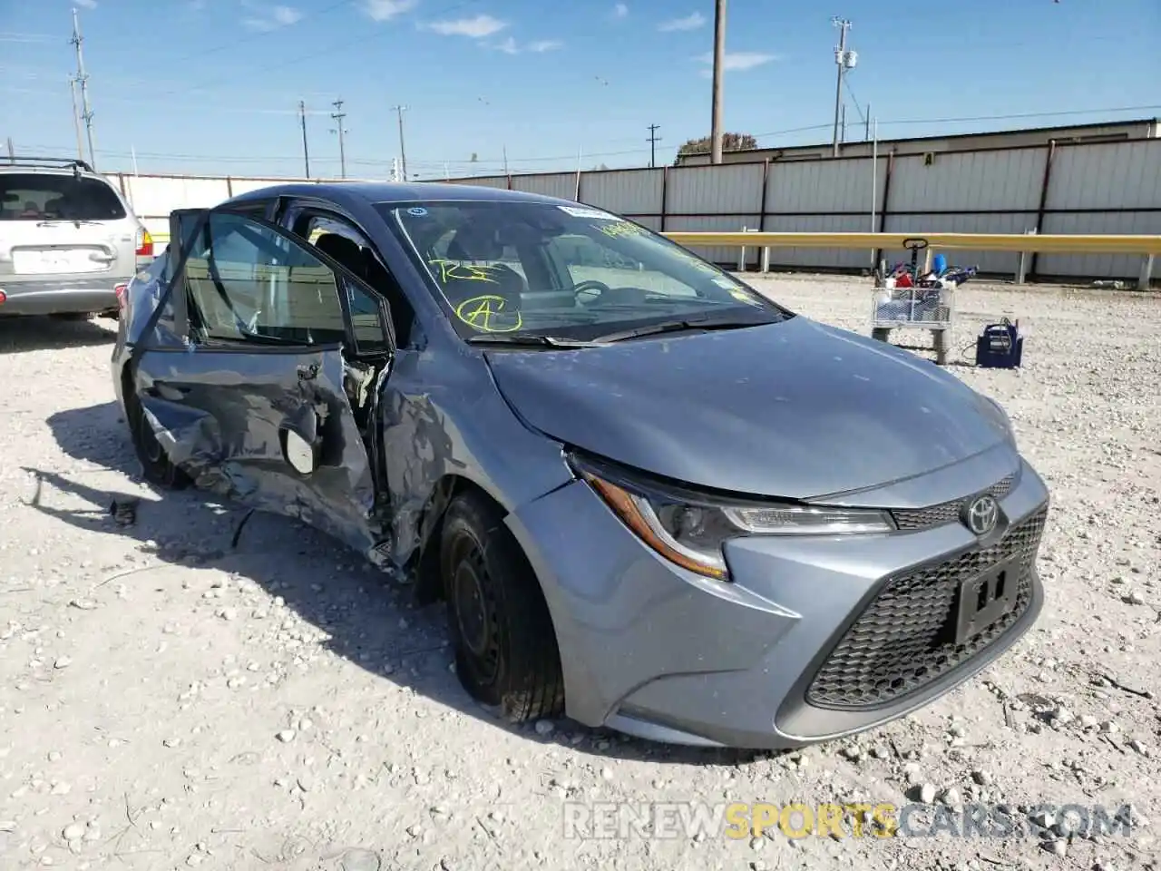 1 Photograph of a damaged car 5YFDPMAE7MP199848 TOYOTA COROLLA 2021