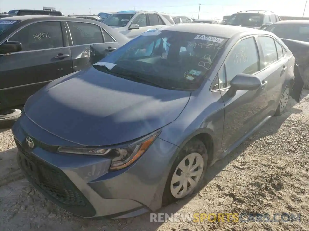 2 Photograph of a damaged car 5YFDPMAE7MP199848 TOYOTA COROLLA 2021