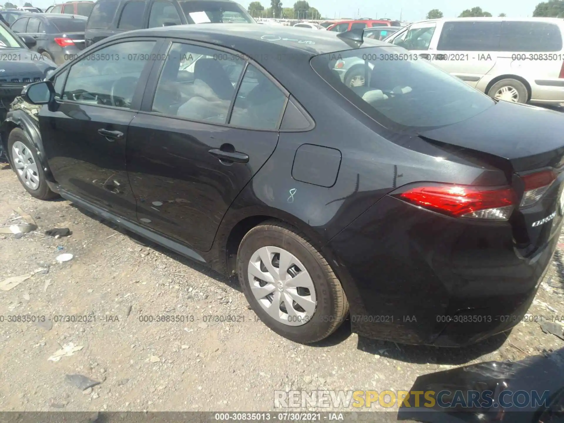 3 Photograph of a damaged car 5YFDPMAE7MP202604 TOYOTA COROLLA 2021