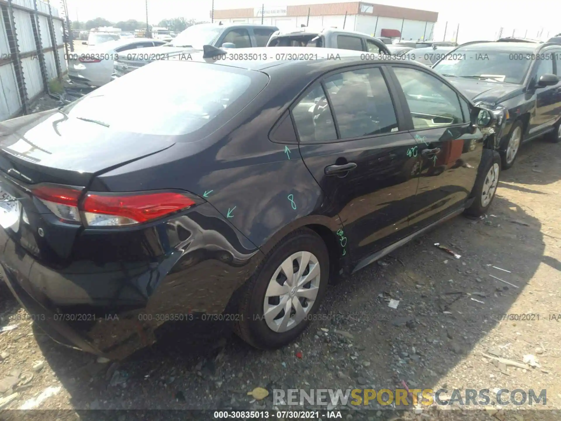 4 Photograph of a damaged car 5YFDPMAE7MP202604 TOYOTA COROLLA 2021