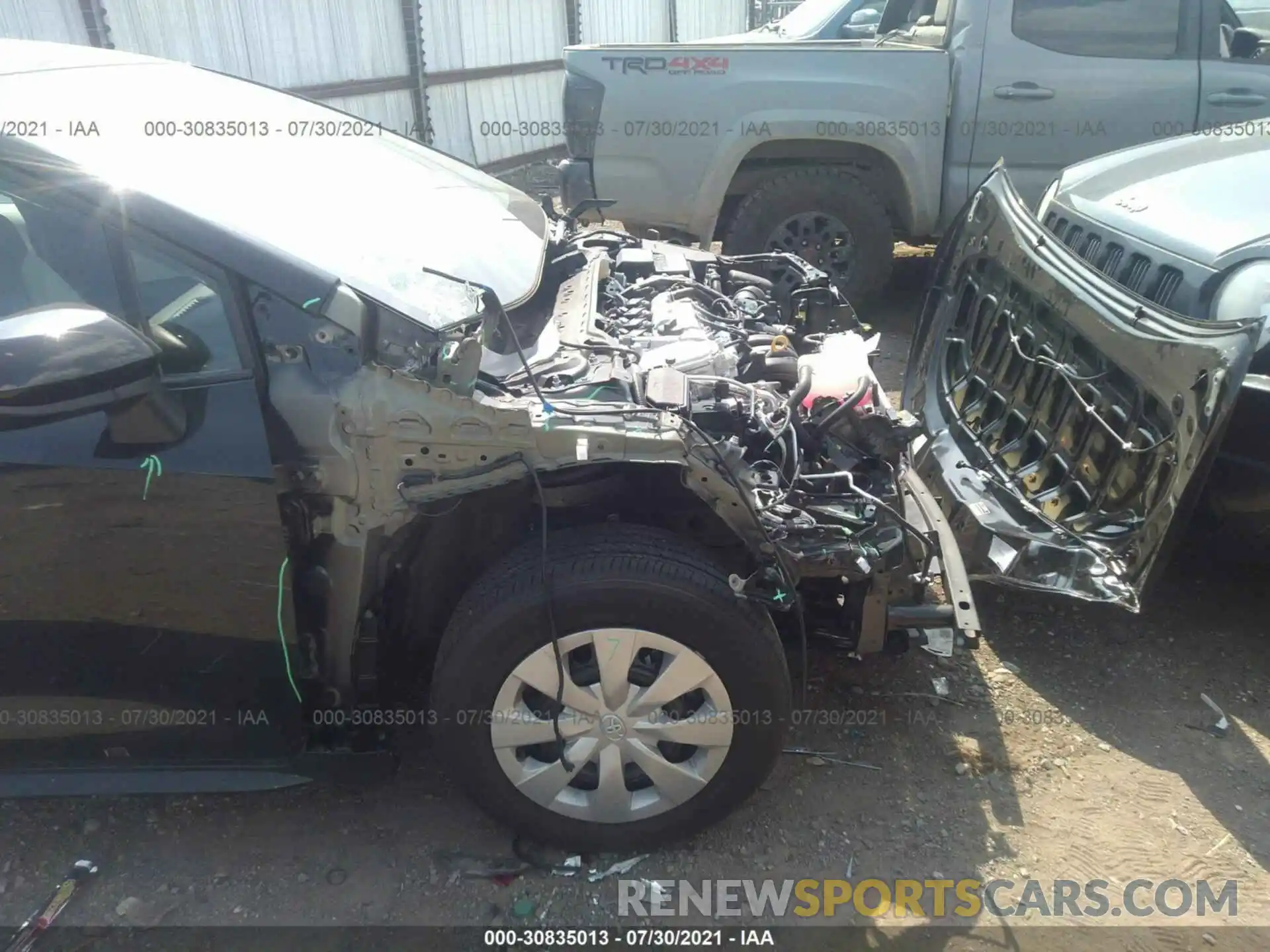 6 Photograph of a damaged car 5YFDPMAE7MP202604 TOYOTA COROLLA 2021