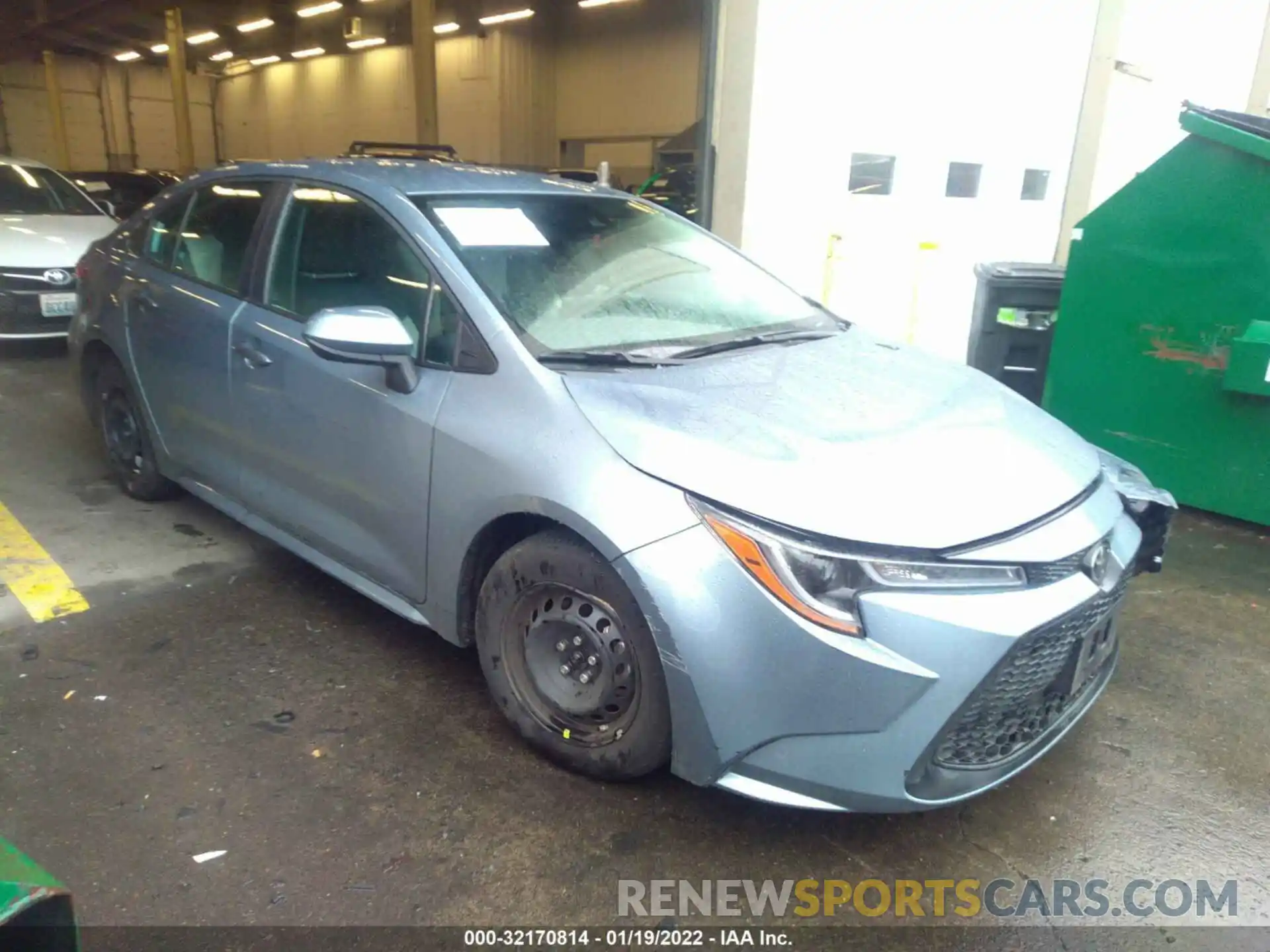 1 Photograph of a damaged car 5YFDPMAE7MP228524 TOYOTA COROLLA 2021