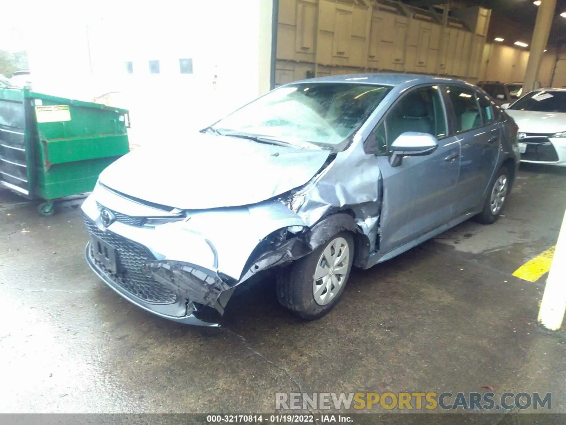 2 Photograph of a damaged car 5YFDPMAE7MP228524 TOYOTA COROLLA 2021