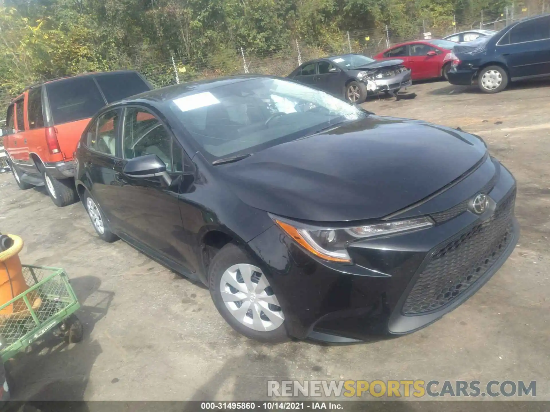 1 Photograph of a damaged car 5YFDPMAE7MP231195 TOYOTA COROLLA 2021