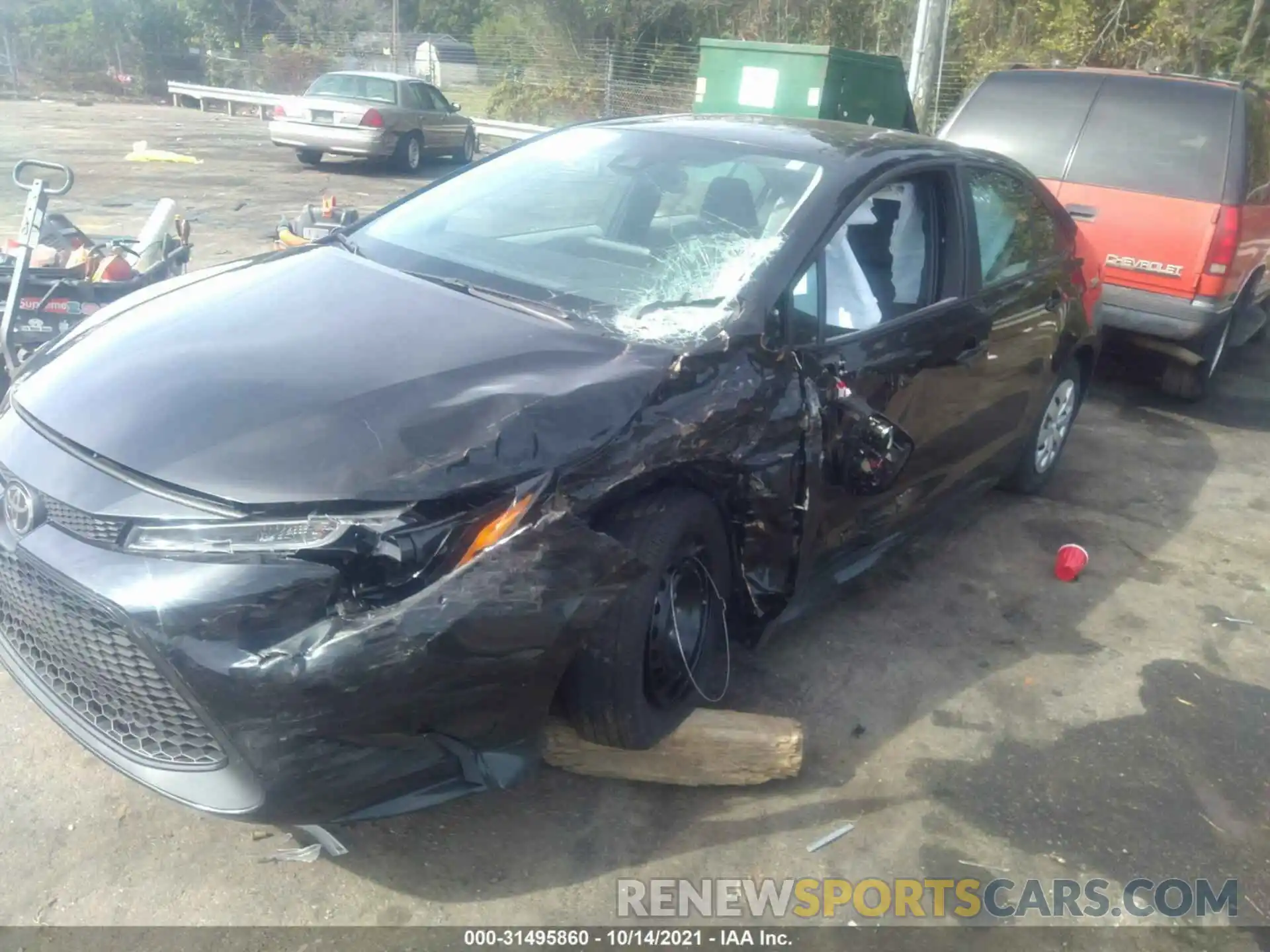 2 Photograph of a damaged car 5YFDPMAE7MP231195 TOYOTA COROLLA 2021