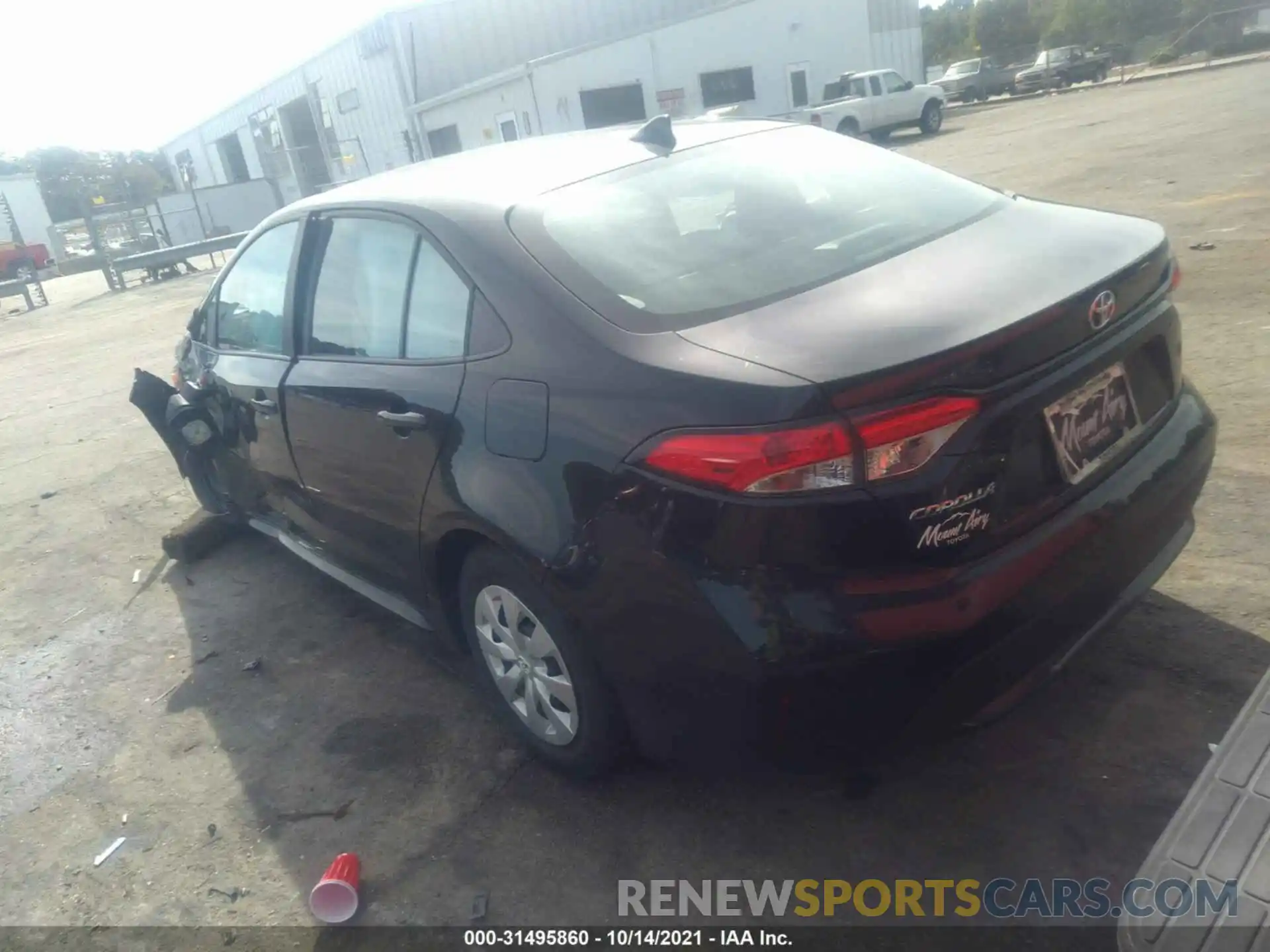 3 Photograph of a damaged car 5YFDPMAE7MP231195 TOYOTA COROLLA 2021