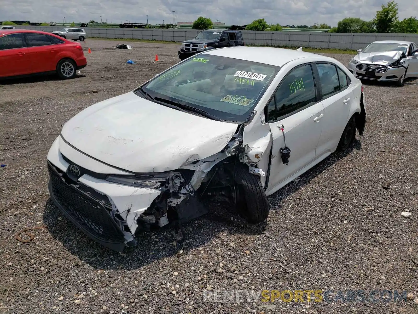 2 Photograph of a damaged car 5YFDPMAE8MP148911 TOYOTA COROLLA 2021