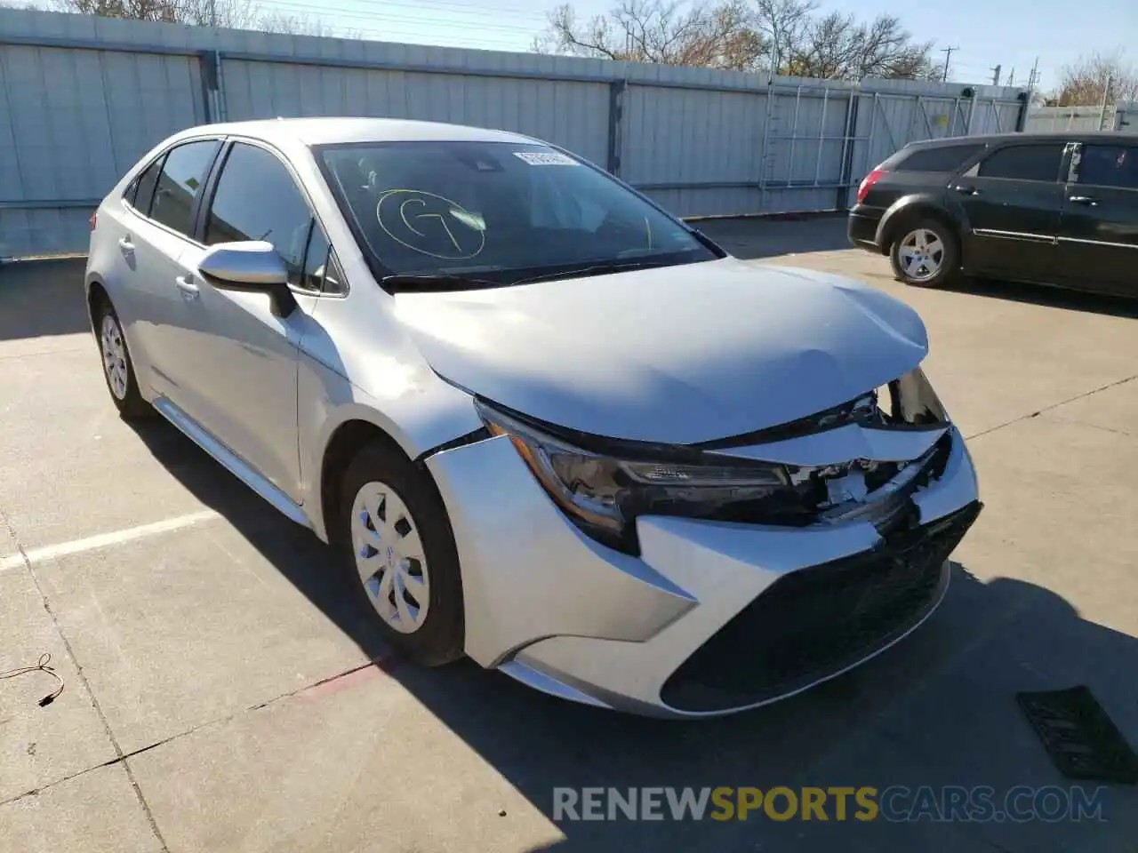 1 Photograph of a damaged car 5YFDPMAE8MP164168 TOYOTA COROLLA 2021