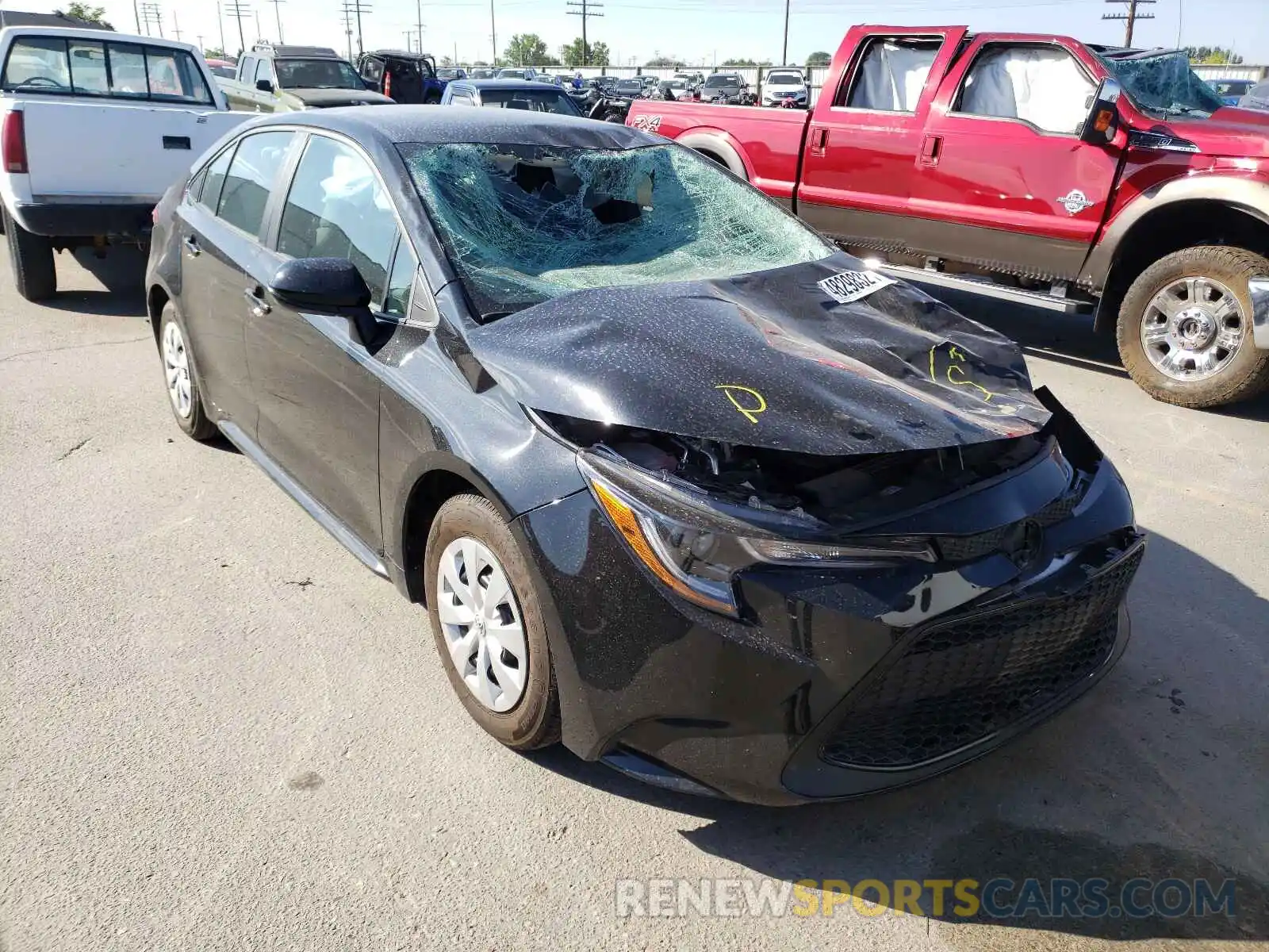 1 Photograph of a damaged car 5YFDPMAE8MP200263 TOYOTA COROLLA 2021