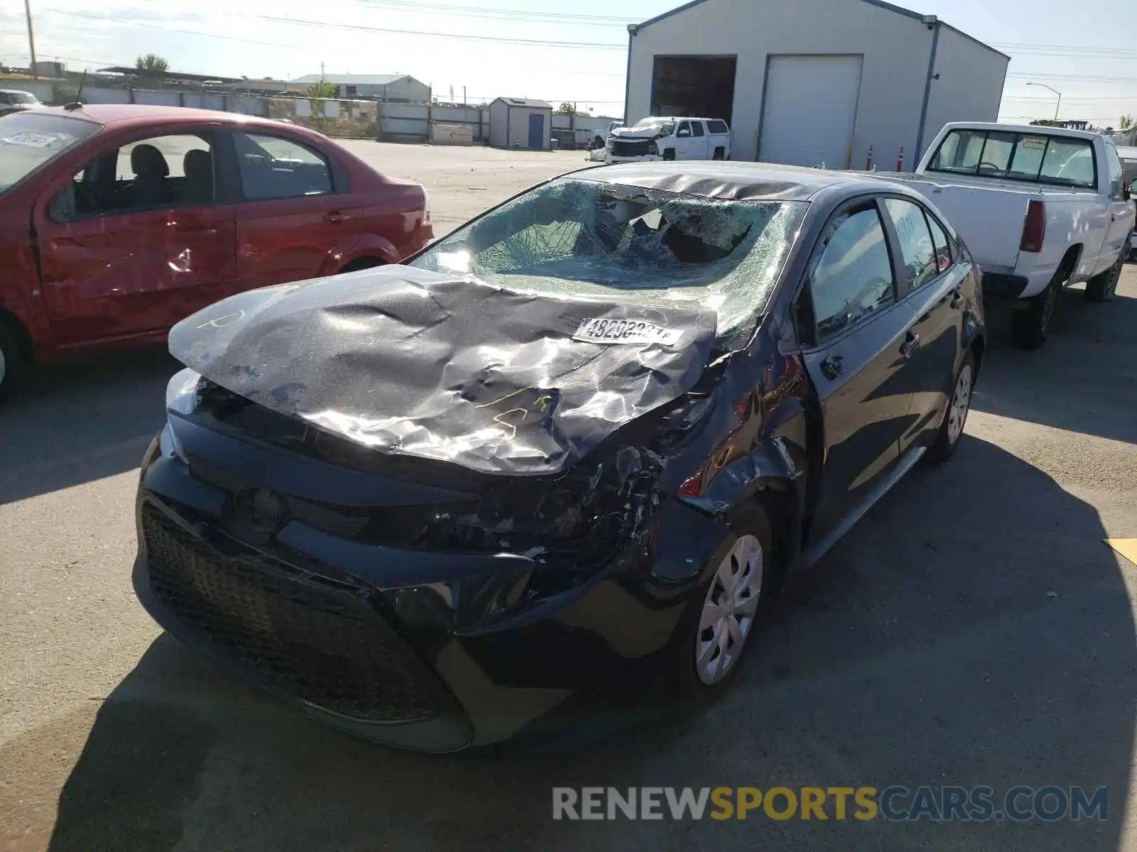 2 Photograph of a damaged car 5YFDPMAE8MP200263 TOYOTA COROLLA 2021