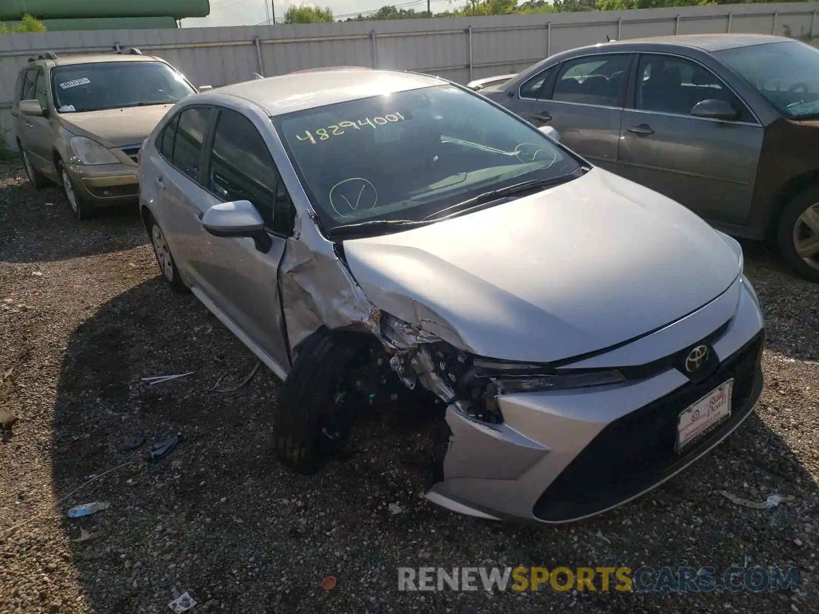 1 Photograph of a damaged car 5YFDPMAE8MP203308 TOYOTA COROLLA 2021