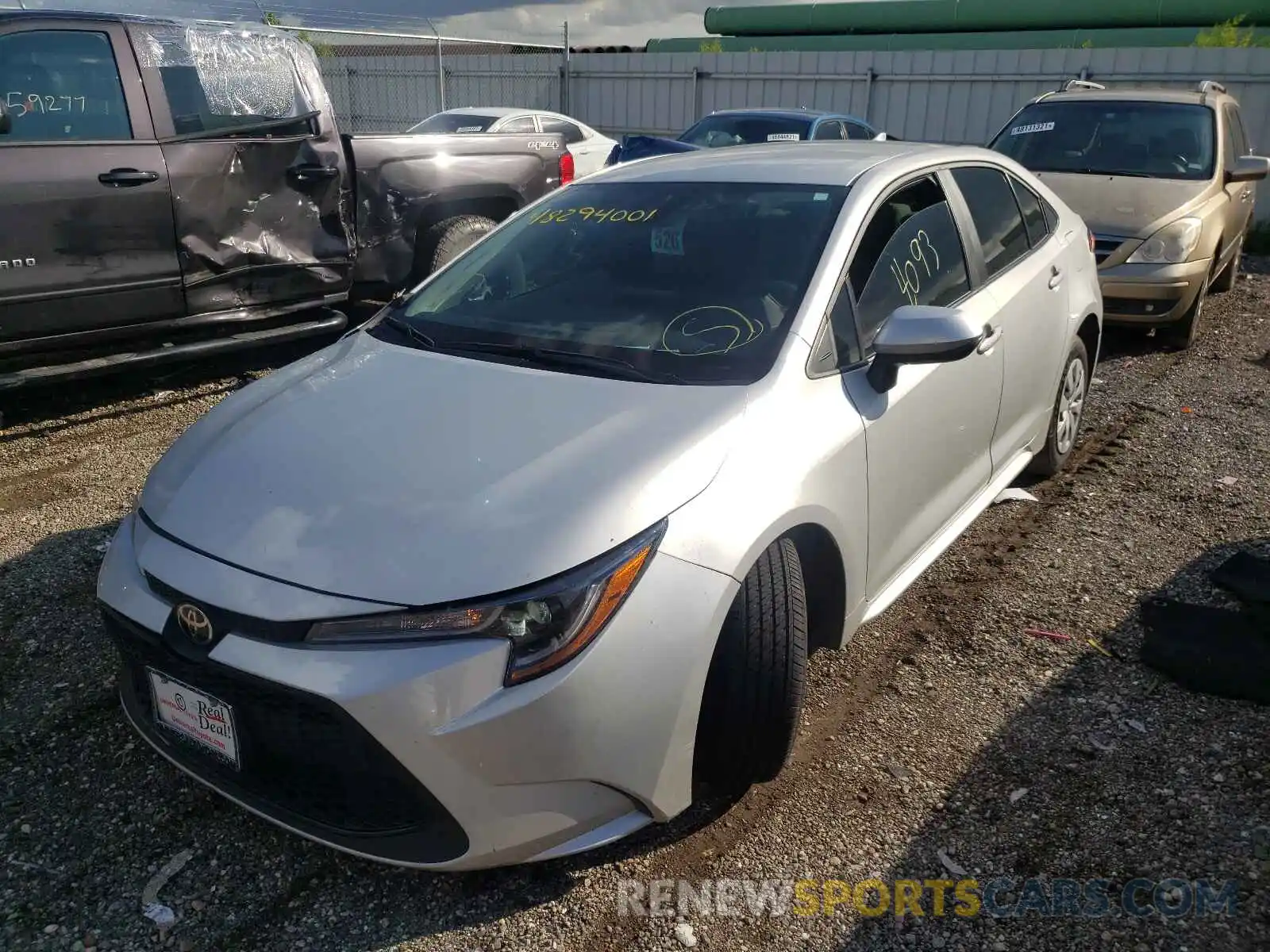 2 Photograph of a damaged car 5YFDPMAE8MP203308 TOYOTA COROLLA 2021