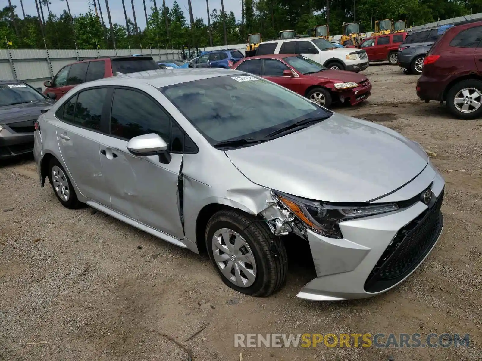 1 Photograph of a damaged car 5YFDPMAE8MP232677 TOYOTA COROLLA 2021