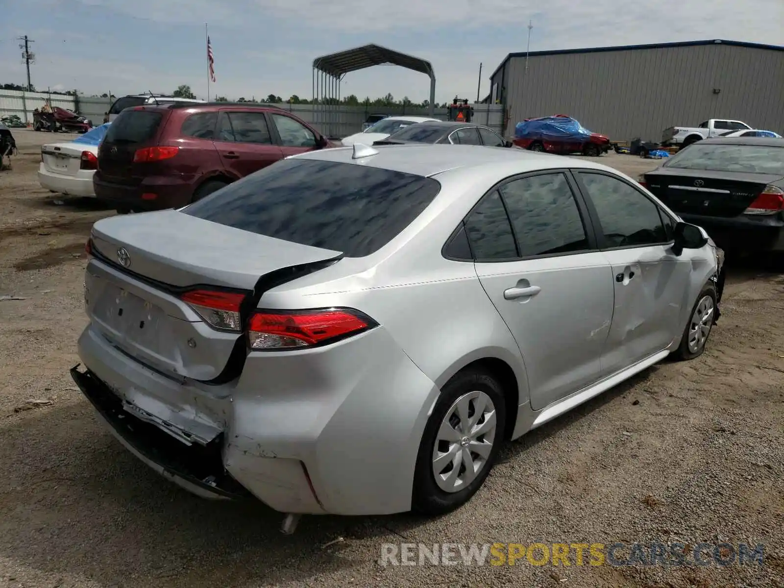 4 Photograph of a damaged car 5YFDPMAE8MP232677 TOYOTA COROLLA 2021